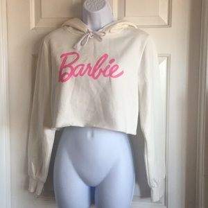 Cropped Barbie hoodie